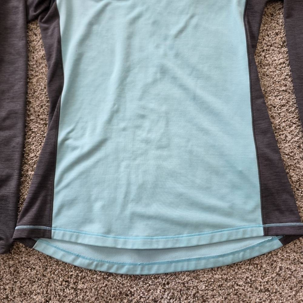 Under Armour Blue and Gray Long Sleeve Shirt - Picture 5 of 7